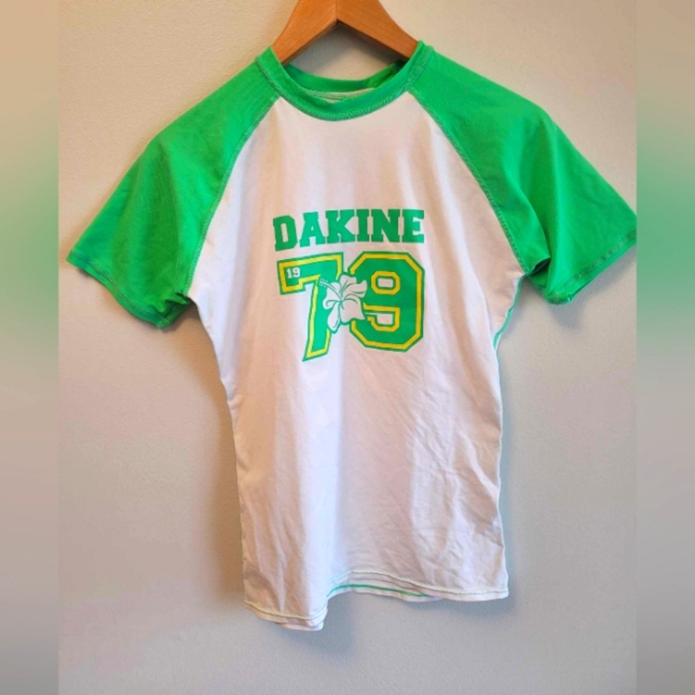 Dakine Women's Sunshirt, M White and Green